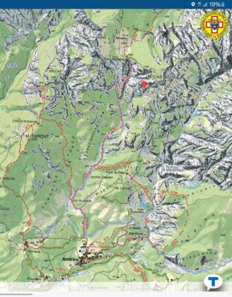 salvataggio escursionisti sentiero spinotti mappa